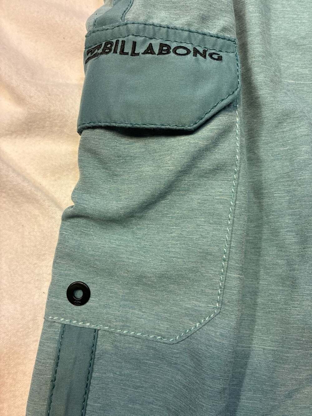 Billabong Originals Men's Board Shorts Teal Size 31 - Picture 5 of 14